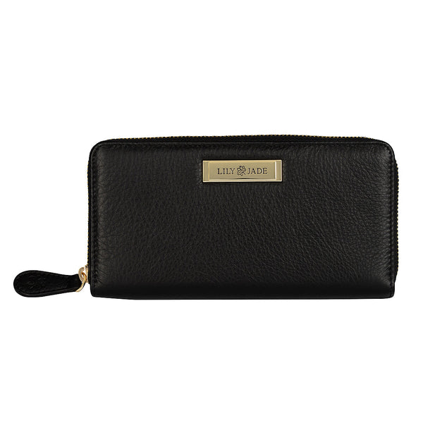 Lily Jade Amber Wallet Black Natural Gold