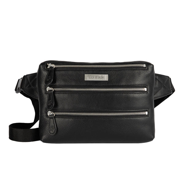 The Standard (Black Lily) - offers Handmade one of a kind Sustainably Sourced Leather Belt Bag